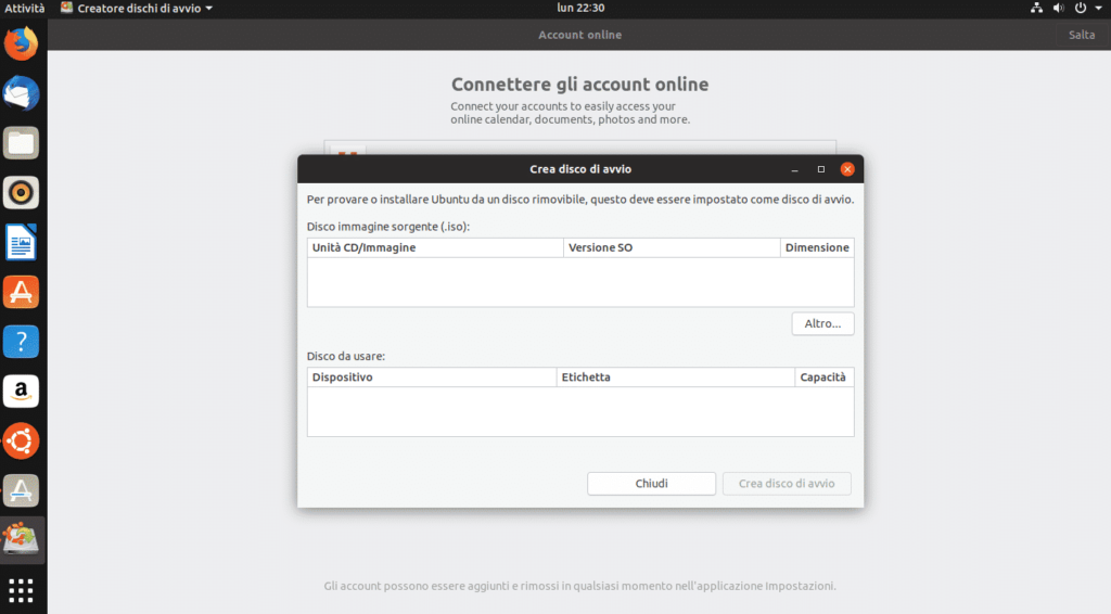 installare Ubuntu linux da usb
