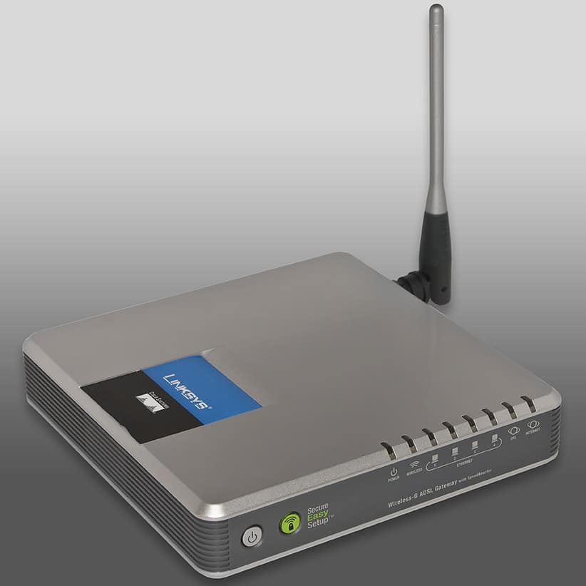 Linksys WAG54GS ADSL2+ Modem Router - configurare router