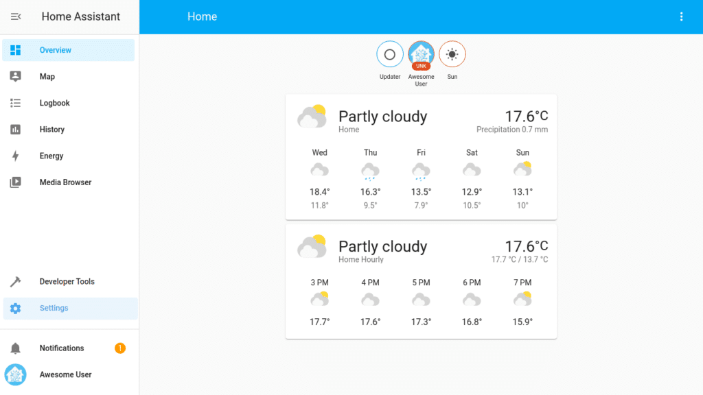 home assistant configurazione